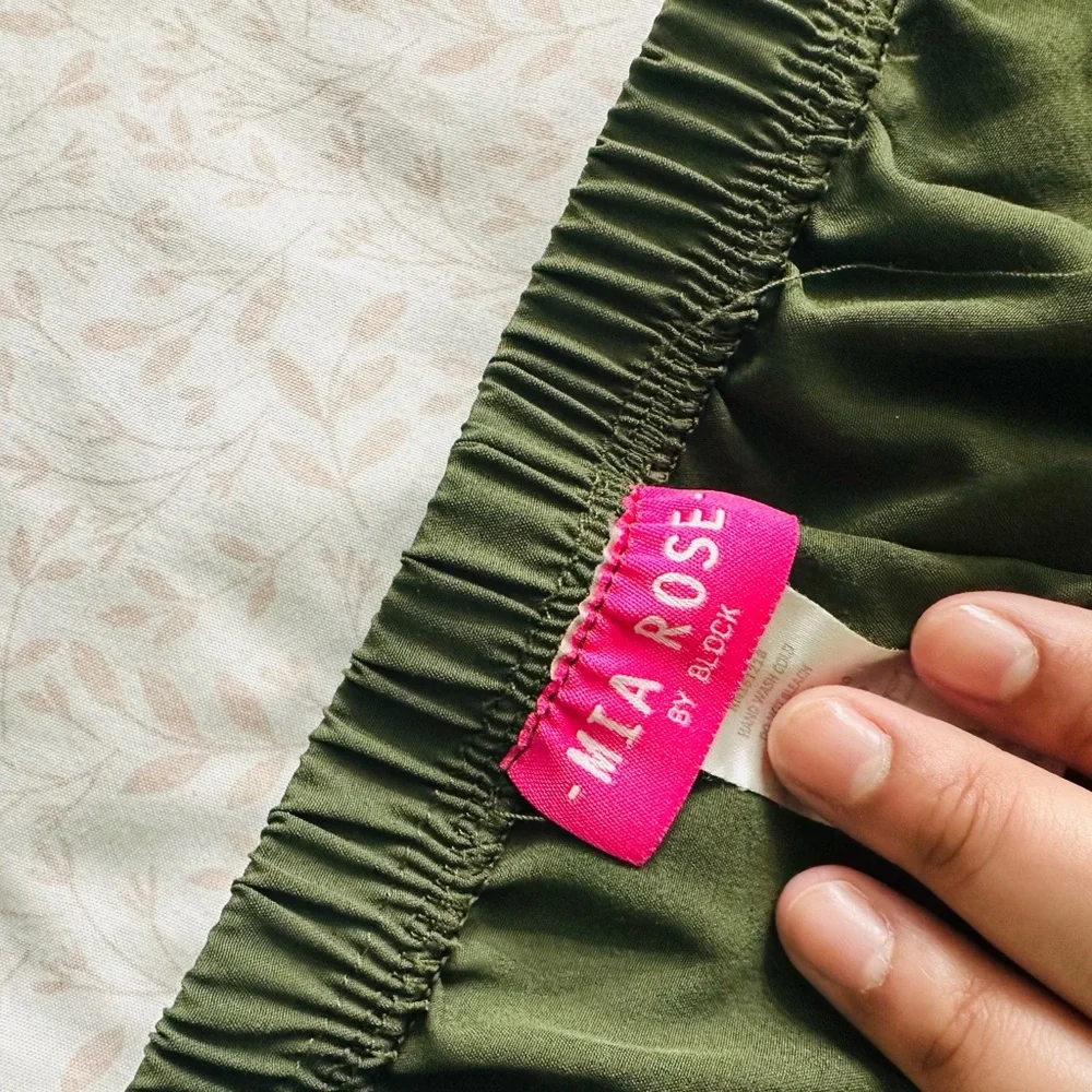 MIA Olive Green Cargo Jogger Pants - Picture 5 of 5